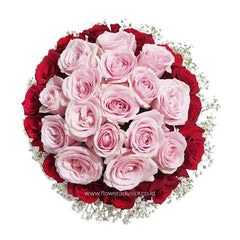 Alicya - Mixed Roses Vase Arrangement