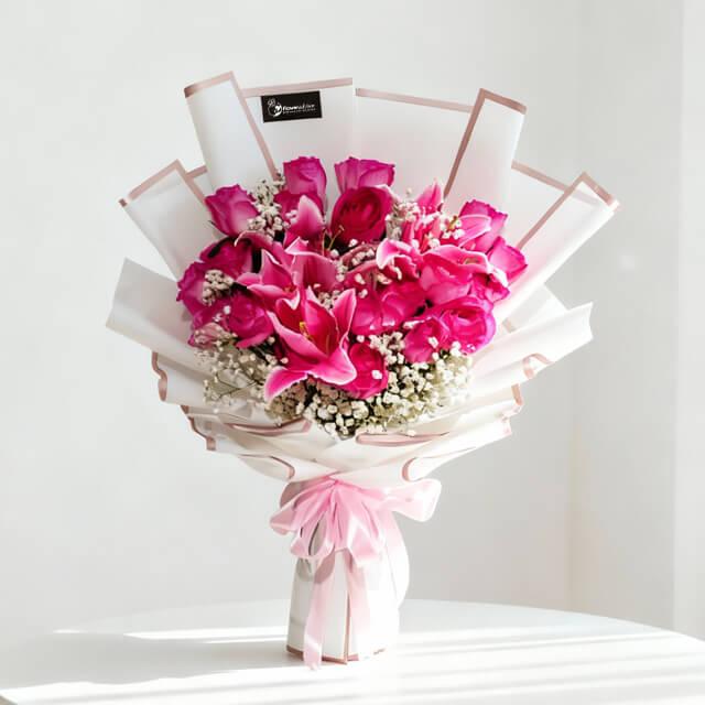 Thinking Of Us - Chic Pink Bouquet