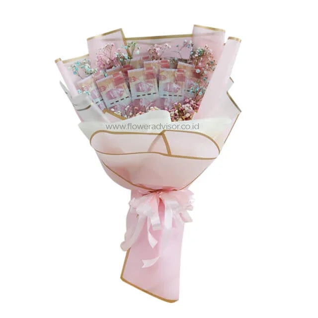 Roll Money Bouquet (11 - 20 Lembar)