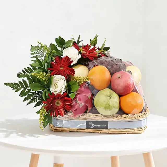 Hampers Buah dan Bunga - Artsy Fruits