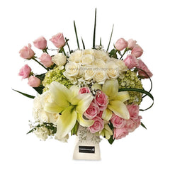 White Valley - Mixed Arrangement with Hydrangea