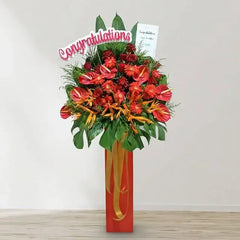 Vermilion Grace Standing Flower