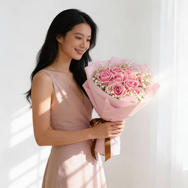 Buket Bunga Valentine Paint on Spring - VDAY