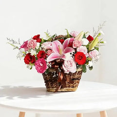 Blossoming Harmony Flower Basket
