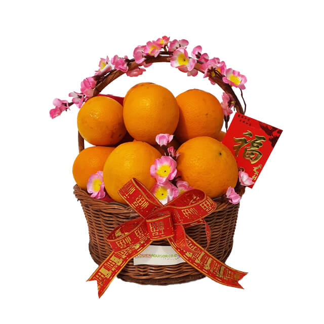 Prosperity Gift Basket - Hampers Jeruk Mandarin Imlek