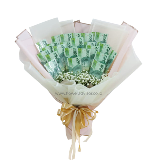 Money Bouquet (Max 10 Lembar Uang).