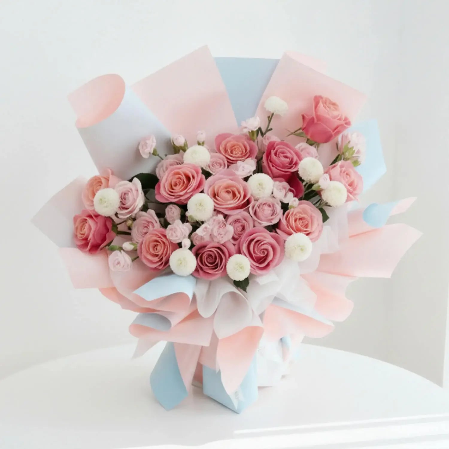Vivid Rose Mosaic