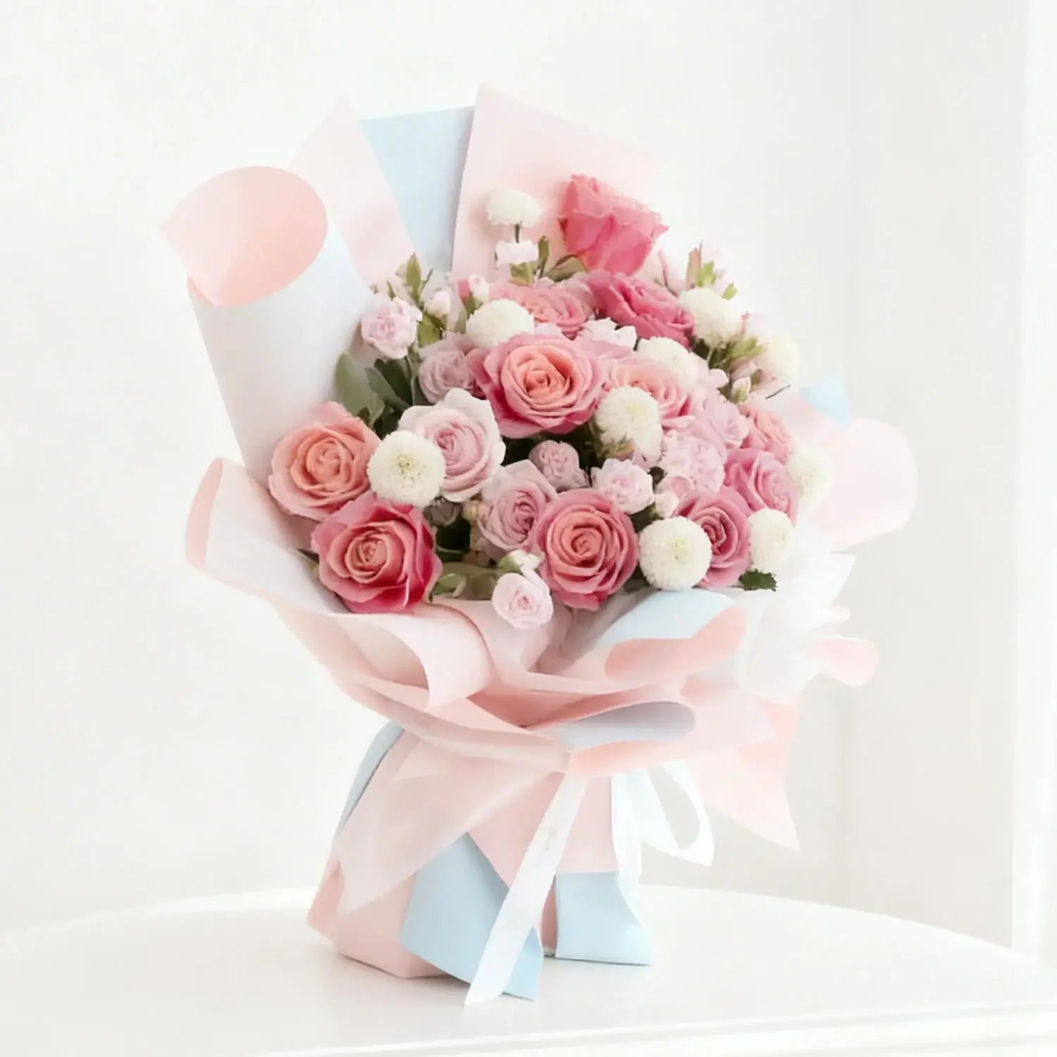 Vivid Rose Mosaic