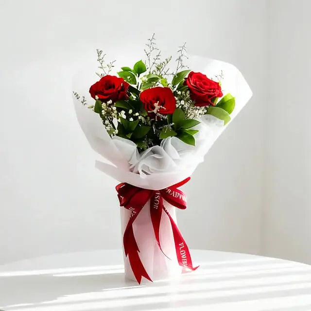 Red Rose Embrace