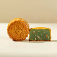 Mooncake Traditional Set of 2A (White Lotus Egg Yolk & Pandan)