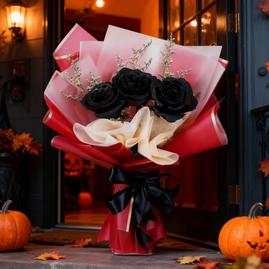 5 Ide Buket Bunga Tema Halloween