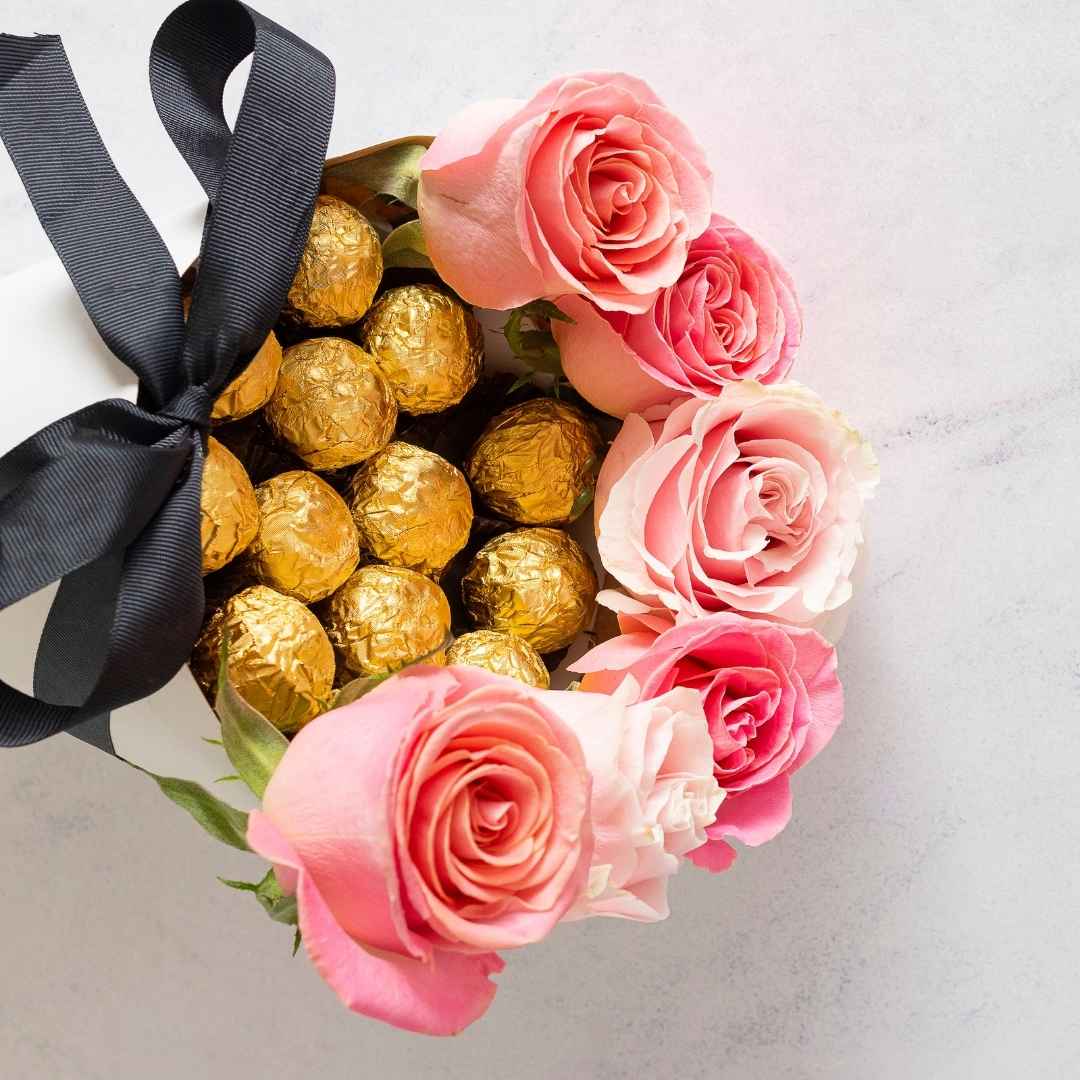 Buket Coklat Valentine untuk Pacar