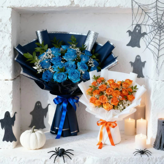 Rangkaian Bunga Untuk Halloween