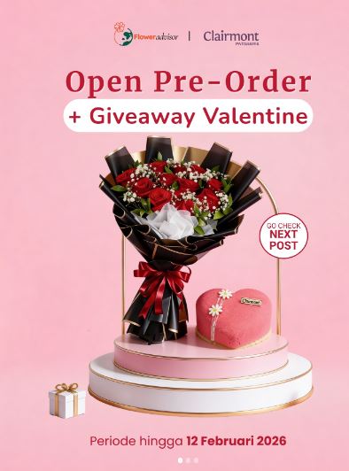 Kolaborasi Manis Valentine: FlowerAdvisor x Clairmont Patisserie