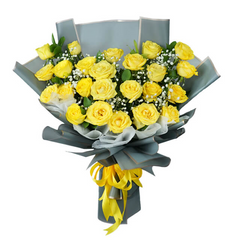 Wonder Yellow Rose Bouquet