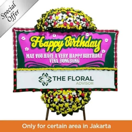 bunga papan ulang tahun