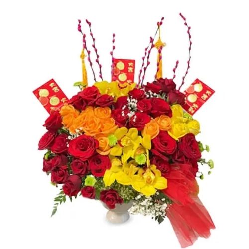 plump blossom bunga imlek