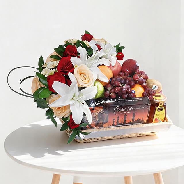 Hampers Buah dan Bunga - Shine Like Star