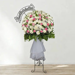 Pure Condolence Standing Flower
