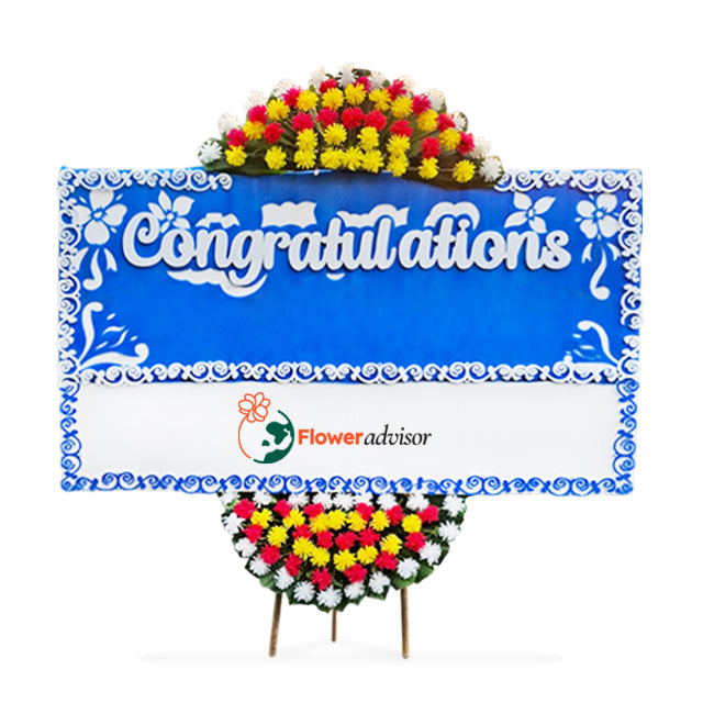 Bunga Papan Pernikahan Cherise Moment