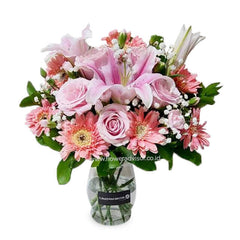Classy Mixed Vase Arrangement - Amel