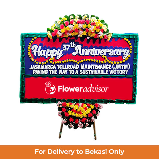Papan Bunga Anniversary Arunika Board