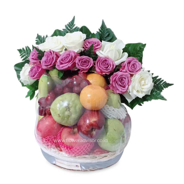 Hampers Buah dan Bungaa Harp