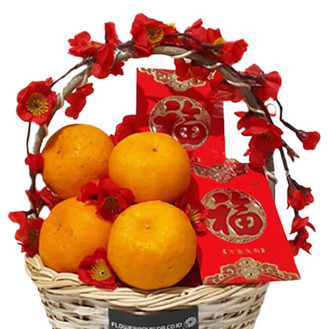 Red and Orange - Hampers Jeruk Imlek 2025