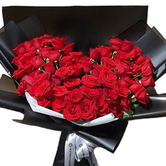 (60 Tangkai Luxury Mawar Merah) Maisie