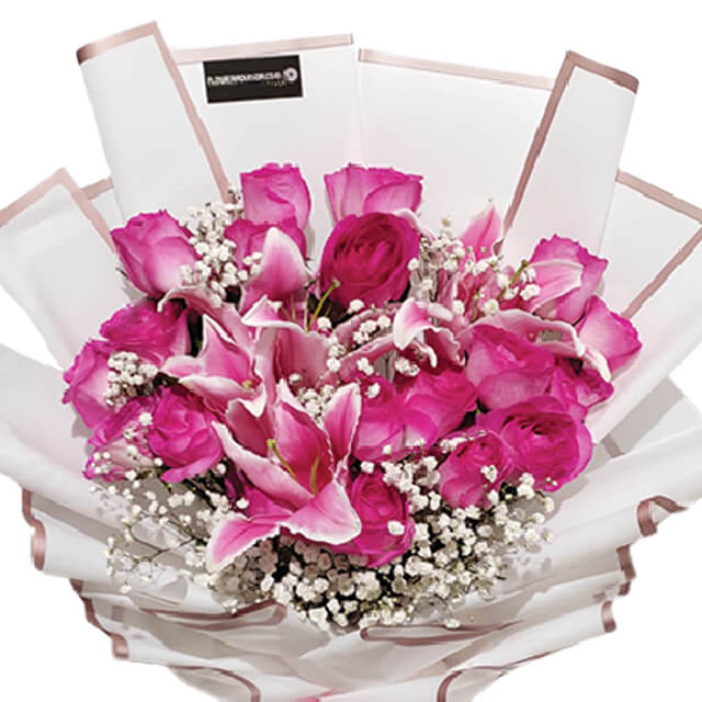 Thinking Of Us - Chic Pink Bouquet