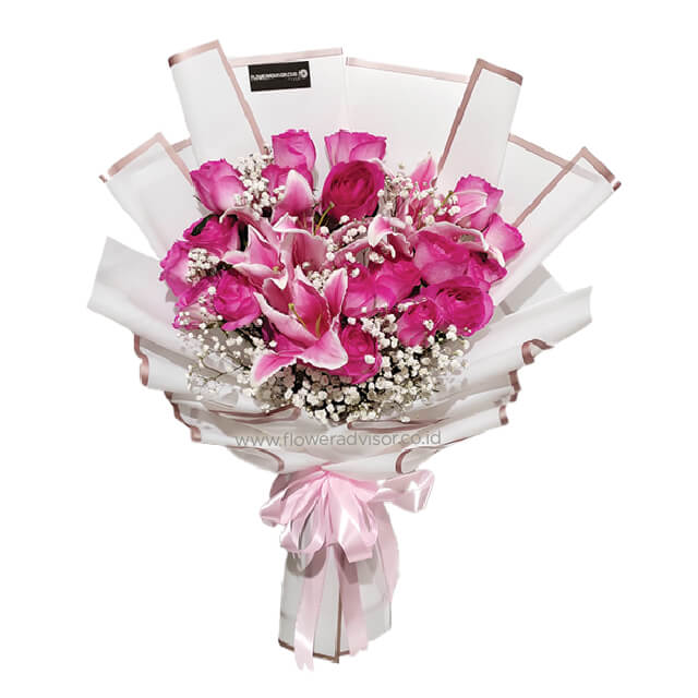Thinking Of Us - Chic Pink Bouquet