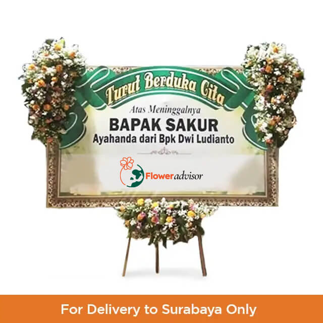 Deepest Sympathy Bunga Papan