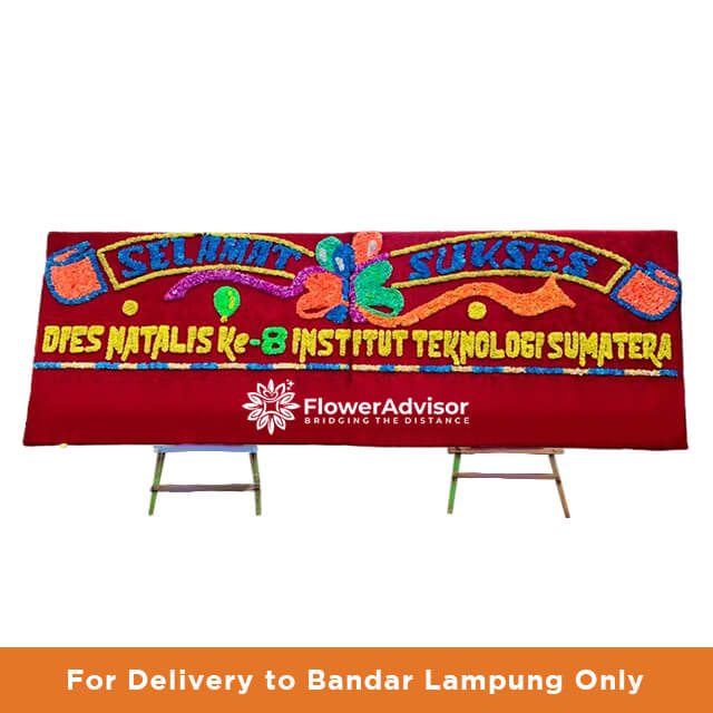 Bunga Papan Gandeng Classic Wedding