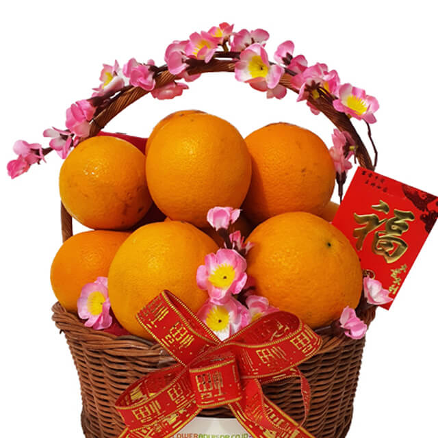 Prosperity Gift Basket - Hampers Jeruk Mandarin Imlek