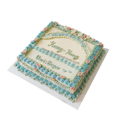 Papan Bunga Cake ukuran 20x20cm