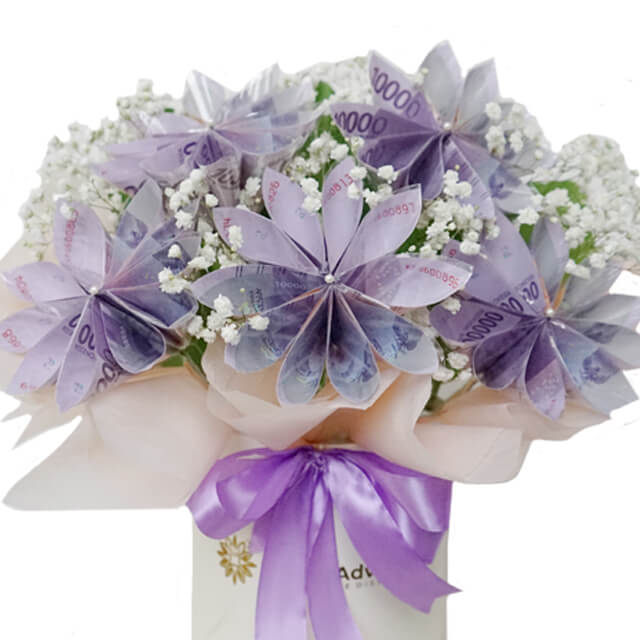 Currency Carnations Money Bouquet