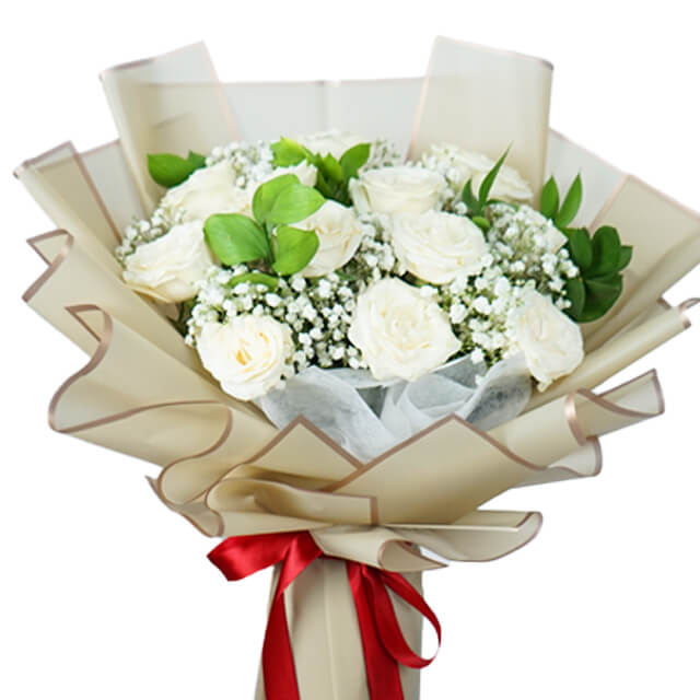 Wonder Heavenly White Rose