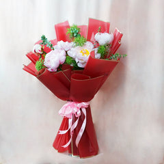 Elysian Buket Bunga Peony Mewah