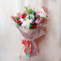 Zenith Buket Bunga Peony Elegan