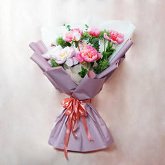 Paradise Buket Bunga Peony Romantis