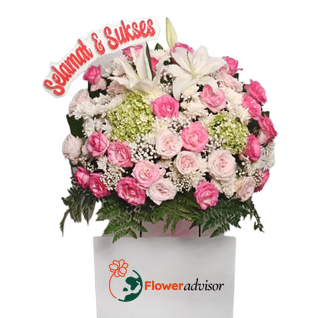 Standing Flower Serene Blessings