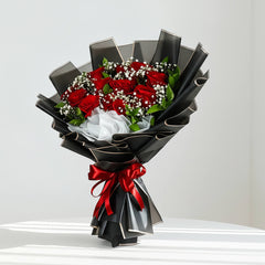 12 Tangkai Buket Bunga Valentine Radiance Rose - VDAY