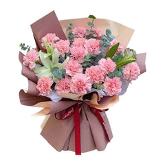 Buket Bunga Valentine Carnation Charm - VDAY 2025