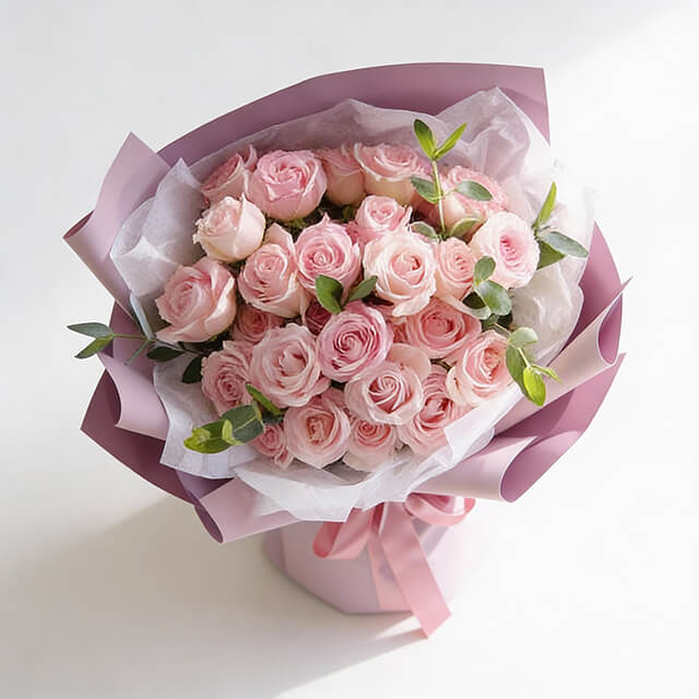 Buket Bunga Valentine Rose Eternal Blooms - VDAY