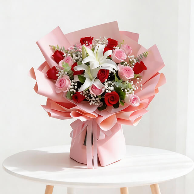 Bunga Valentine Lilies Land - VDAY