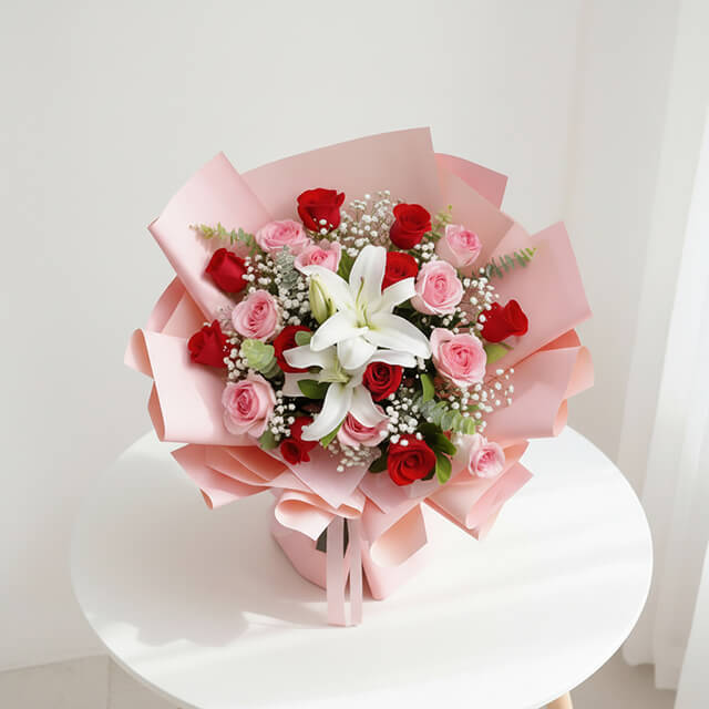 Bunga Valentine Lilies Land - VDAY