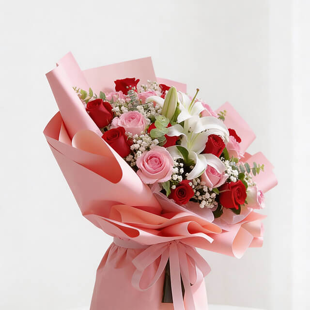 Bunga Valentine Lilies Land - VDAY