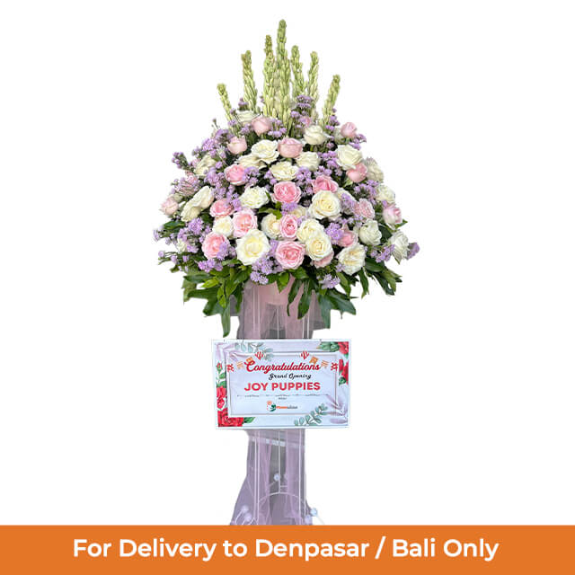 Standing Flower Pastel Pink