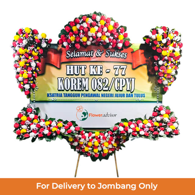 Papan Bunga Ucapan Selamat & Sukses Megah