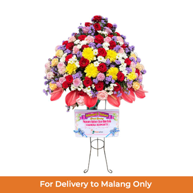 Standing Flower Congratulations Mate